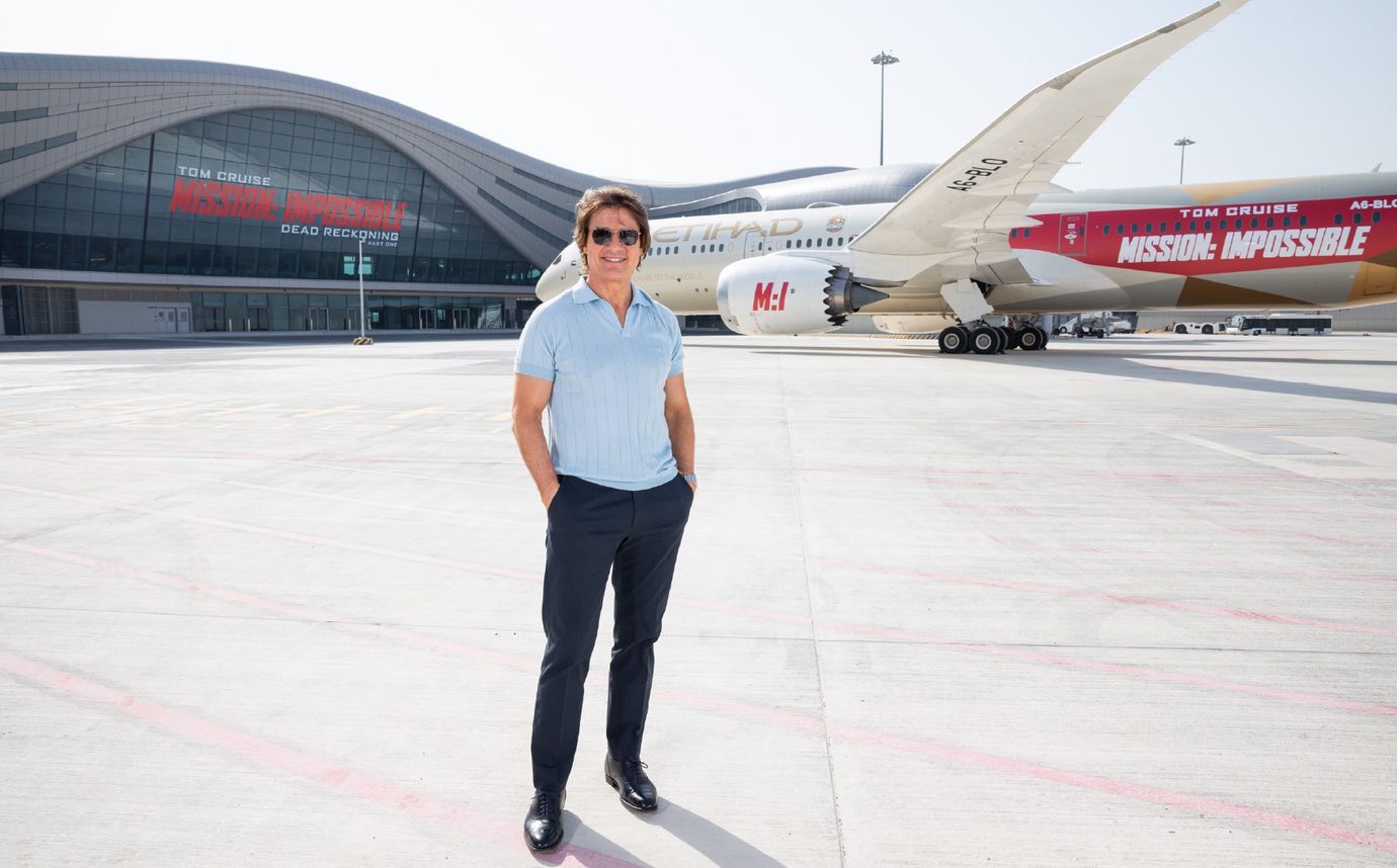 Tom Cruise touches down in Abu Dhabi for Mission: Impossible premiere